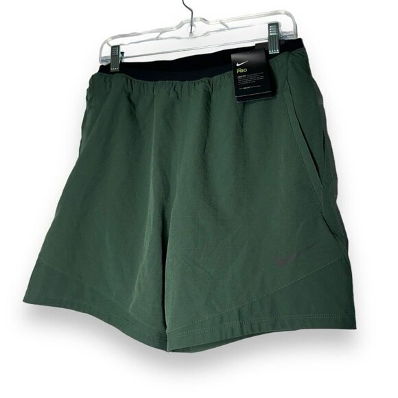 Nike Other - NWT Nike Pro Flex Vent Max Training Shorts Men Green/Black DriFit Gym M Sport
